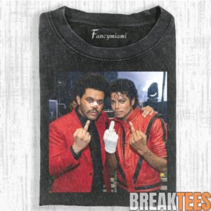 The Weeknd & Michael Jackson Red Suit Duo Tee