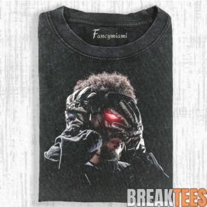 The Weeknd Cyber Mask Portrait Tee