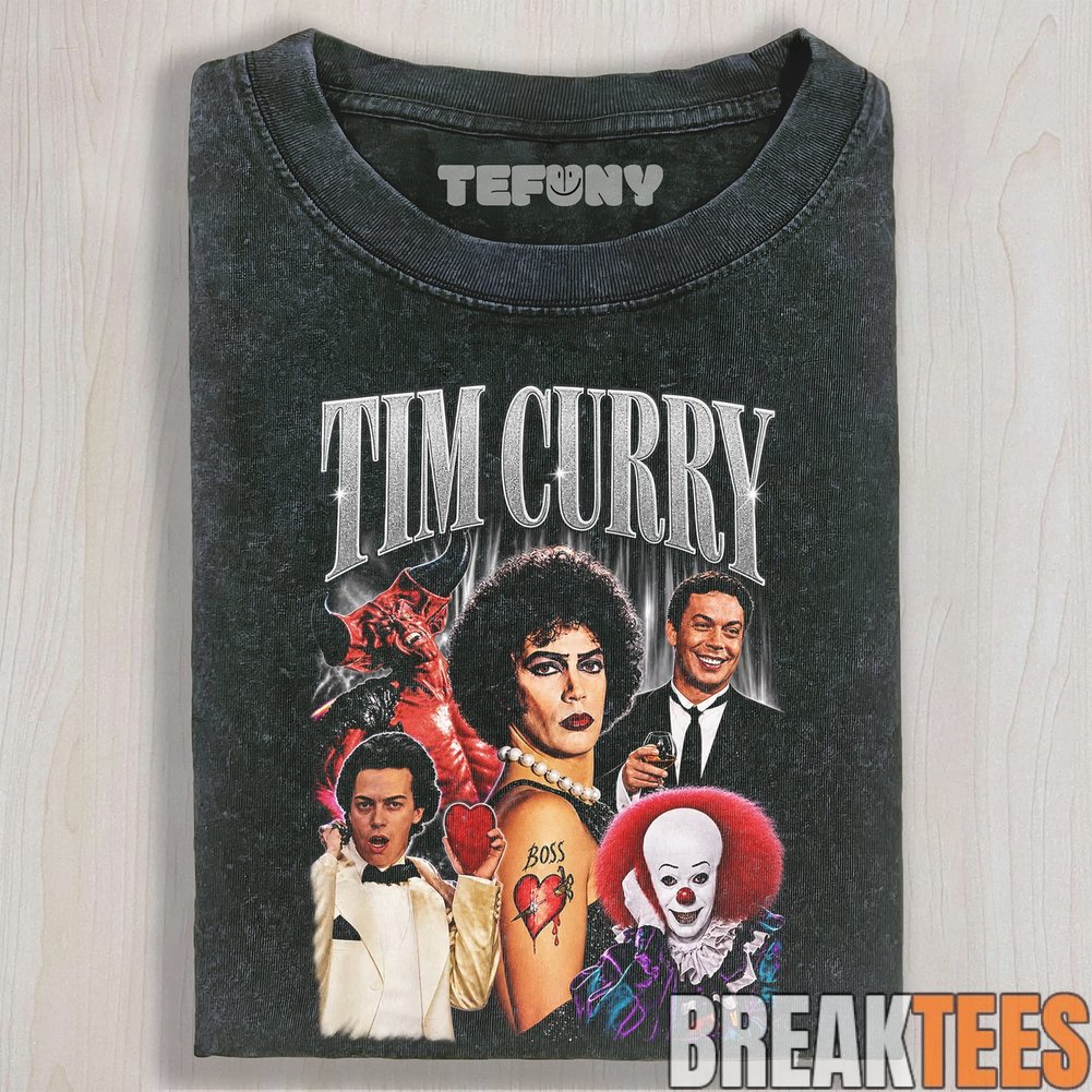 Tim Curry In Memorial Vintage Tee Tim Curry In Memorial Vintage Tee
