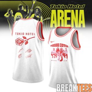 Tokio Hotel ”ARENA TOUR 2026” Limited Edition Signature Basketball Jersey