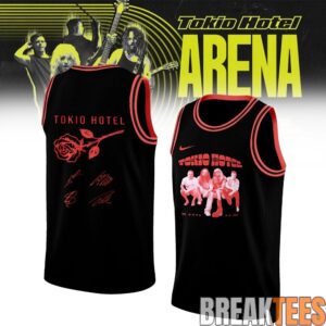 Tokio Hotel ”ARENA TOUR 2026” Limited Edition Signature Basketball Jersey 1