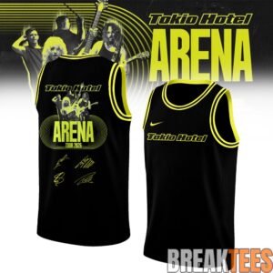 Tokio Hotel ”ARENA TOUR 2026” Limited Edition Signature Basketball Jersey 2