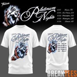 Toosii Platinum Nights Tour T-Shirt 4