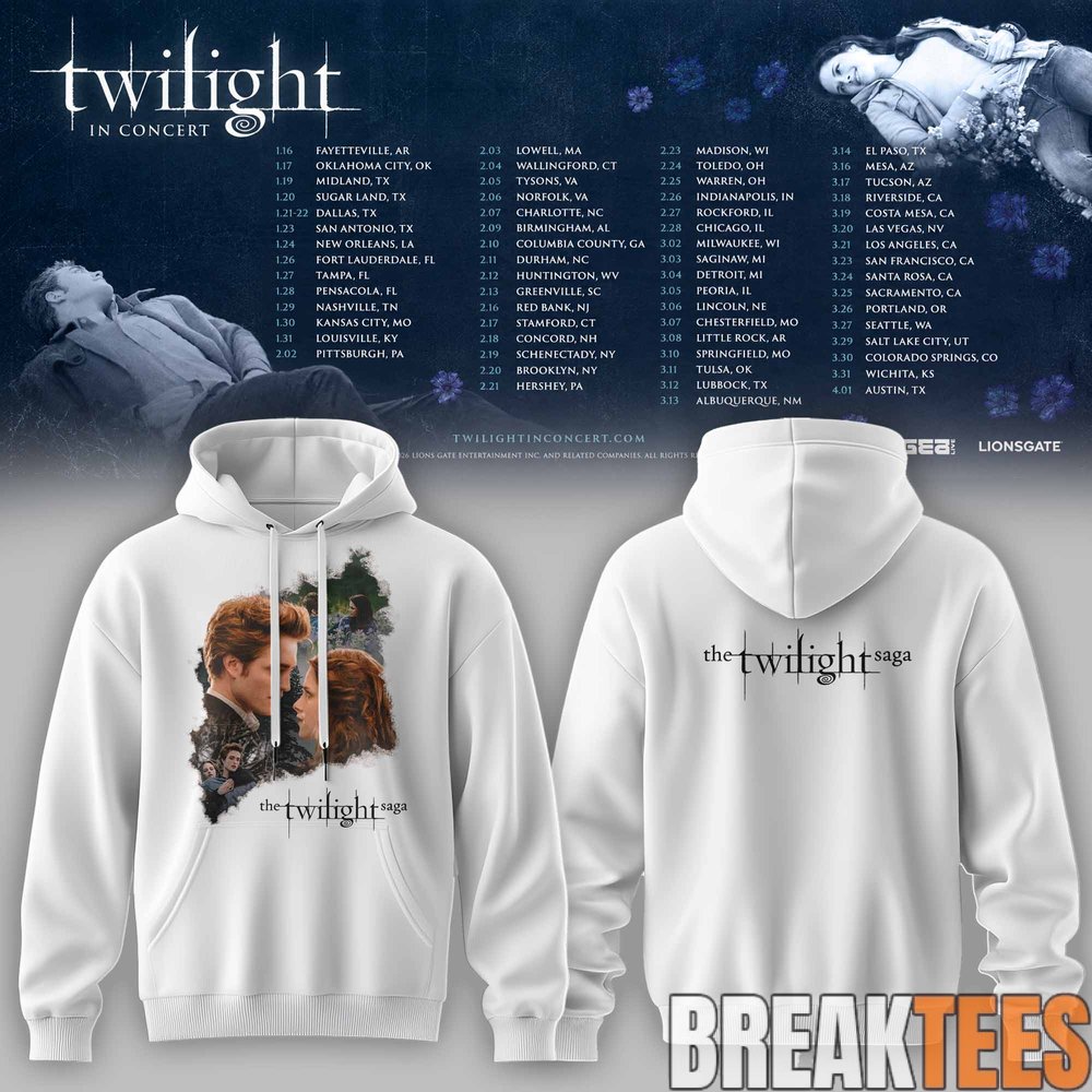 Twiilight Saga – Twilight In Concert Tour Hoodie Twiilight Saga – Twilight In Concert Tour Hoodie
