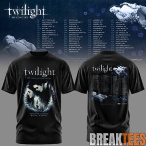 Twiilight Saga - Twilight In Concert Tour T-Shirt 3