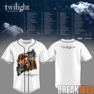 Twiilight Saga – Twilight In Concert Tour Baseball Jersey