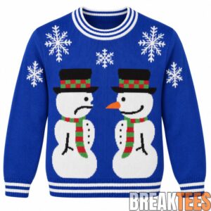 Two Snowmen Christmas Holiday 2026 Ugly Sweater