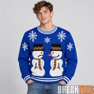 Two Snowmen Christmas Holiday 2026 Ugly Sweater 2