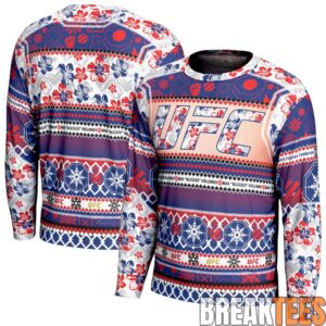 UFC Max Holloway Christmas 2026 Ugly Sweater for MMA Fans