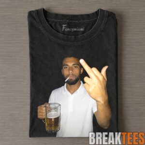 USA Frances Tiafoe Holding Trophy, Smoking & Drinking Tee 2