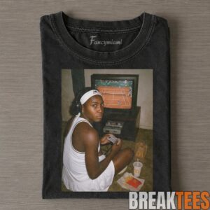 USA Coco Gauff Playing Video Games Tee