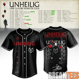 Unheilig Liebe Glaube Monster Tour Baseball Jersey