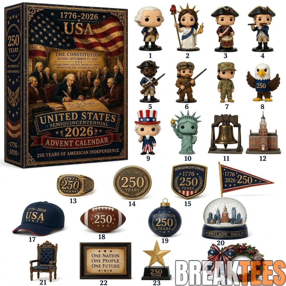 United States Semiquincentennial 250 Years 2026 Advent Calendar Collector’s Edition United States Semiquincentennial 250 Years 2026 Advent Calendar Collector’s Edition