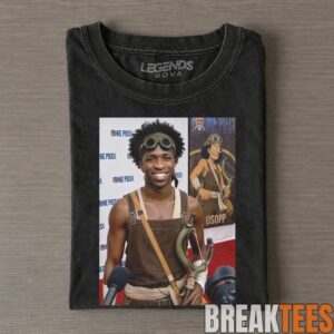 Vinicius Jr × Usopp One Piece Graphic Tee