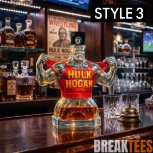 WWE Hulk Memorial Crown Royal Whiskey Decanter 1