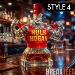 WWE Hulk Memorial Crown Royal Whiskey Decanter 2