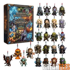 World Of Warcraft Azeroth’s Battle Chronicles 2026 Ornaments Advent Calendar Collector’s Edition Christmas Countdown