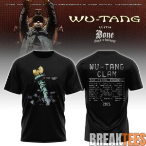 Wu-Tang Clan The Final Chamber 2026 North America Tour The Samurai T-Shirt 1