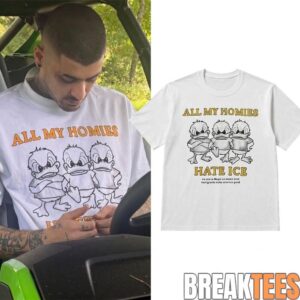 Zayn Malik All My Homies Hate Ice Duck T-Shirt