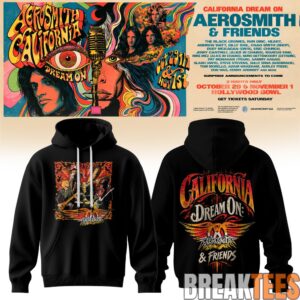 Aerosmith California Dream On Tour Hoodie 2