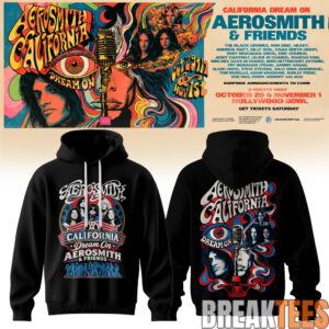 Aerosmith California Dream On Tour Hoodie 4