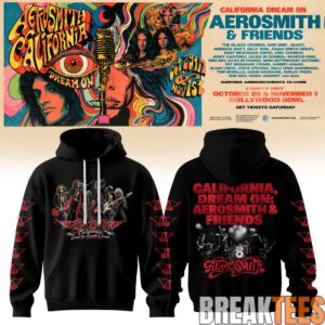 Aerosmith California Dream On Tour Hoodie 5