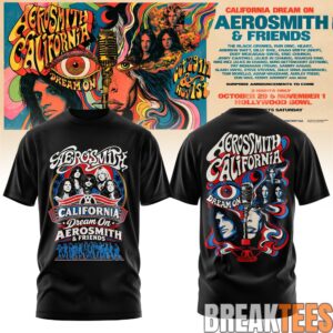 Aerosmith California Dream On Tour T-Shirt 1