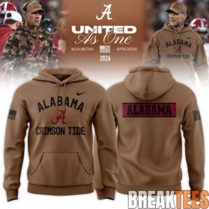 Alabama Crimson Tide 2026 Military Appreciation Special Edition Hoodie