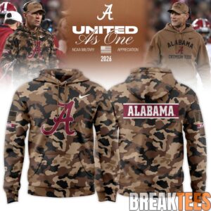 Alabama Crimson Tide 2026 Military Appreciation Special Edition Hoodie 1