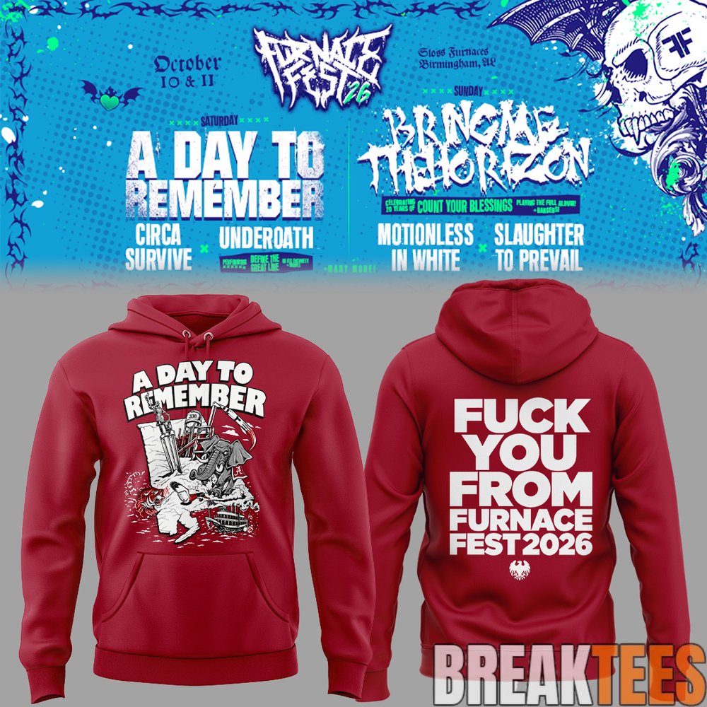 Alabama Crimson Tide Furnace Fest 2026 Hoodie Alabama Crimson Tide Furnace Fest 2026 Hoodie