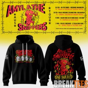 Amyl and the Sniffers – AUS Tour 2027 Hoodie 1