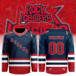 Athens Rock Lobsters 2026 Custom Hockey Jersey 1