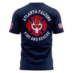 Atlanta Falcons Hall County Fire and Rescue T-Shirt 2