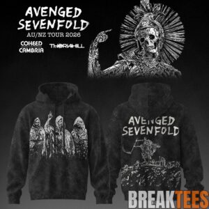 Avenged Sevenfold AUS-NZ Tour 2026 Hoodie 2