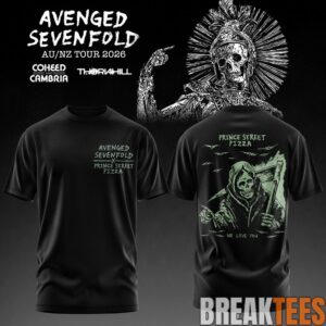 Avenged Sevenfold AUS-NZ Tour 2026 T-Shirt 1