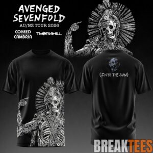 Avenged Sevenfold AUS-NZ Tour 2026 T-Shirt 3