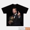 Ballon d’Or Harry Kane and Karim Benzema Holding the Trophy and Middle Finger Shirt