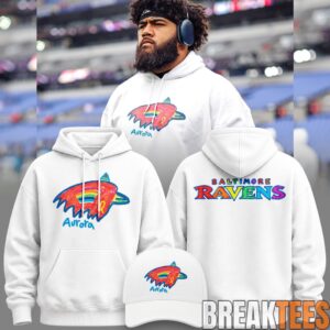 Baltimore Ravens 2026 Crucial Catch Intercept Cancer Hoodie 2
