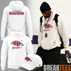 Baltimore Ravens 2026 Crucial Catch Intercept Cancer Hoodie 4