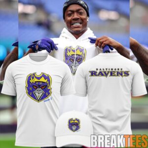 Baltimore Ravens DaGoat T-Shirt Designed By Young Heroes Battling Cancer