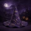 Buffalo Bills Halloween Moon Pumpkin Quilted Witch Hat