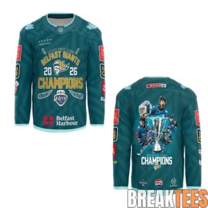 Belfast Giants 2026 Champions Limited Hockey Jersey 1