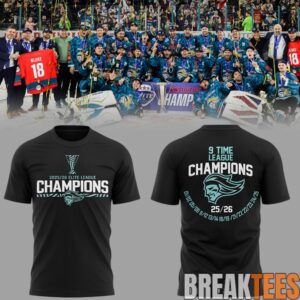 Belfast Giants Elite League Champions 2026 T-Shirt 1