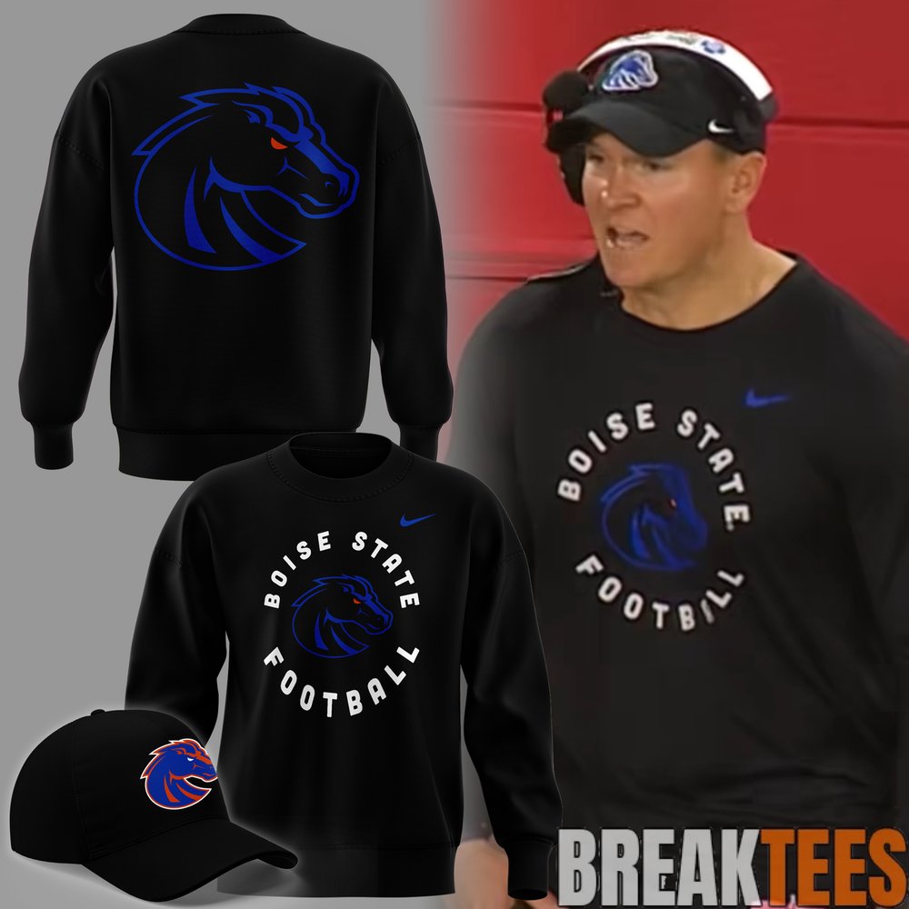 Boise State Broncos 2026 Coaches Sweatshirt Boise State Broncos 2026 Coaches Sweatshirt