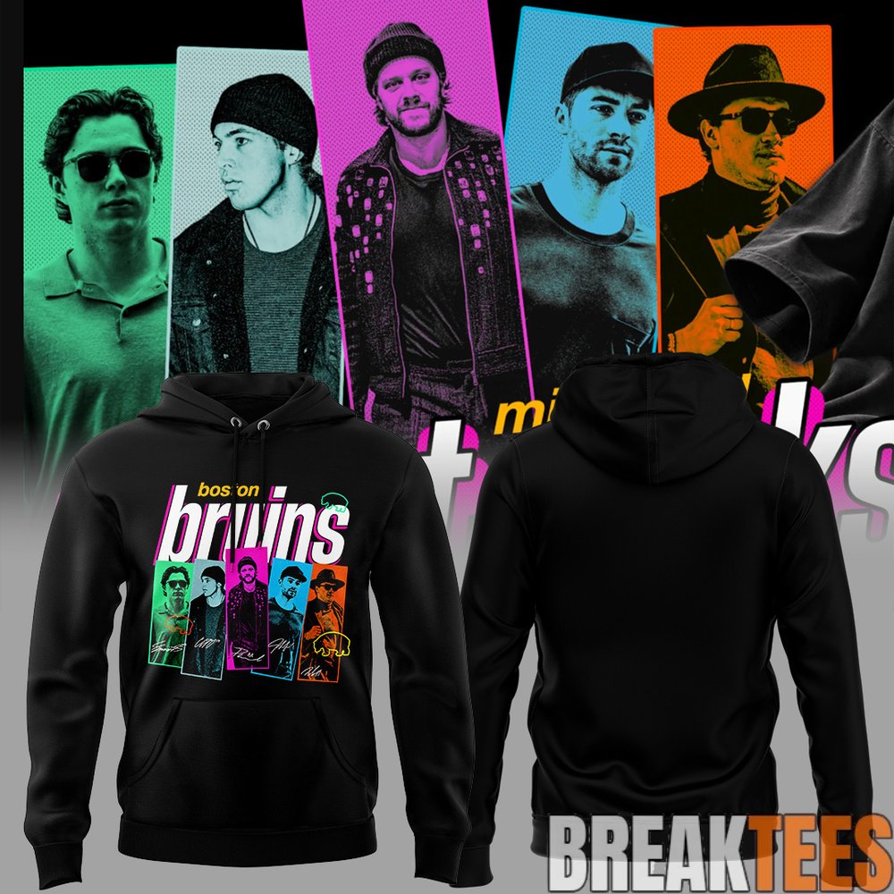 Boston Bruins Themed Boy Band Hoodie Boston Bruins Themed Boy Band Hoodie