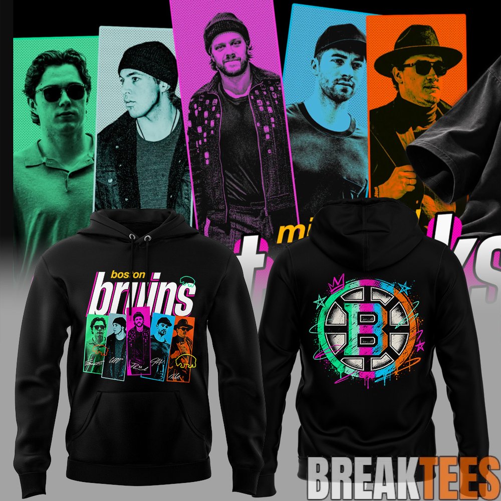 Boston Bruins Themed Boy Band Hoodie Boston Bruins Themed Boy Band Hoodie