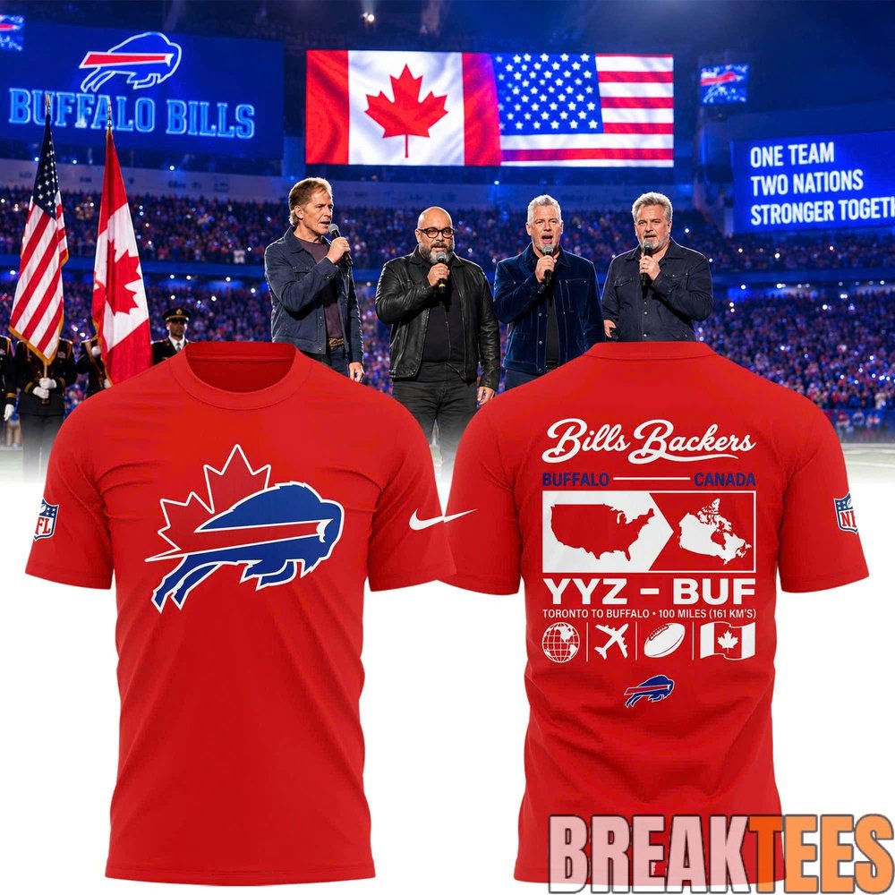 Buffalo Bills Canada Bills Backers T-Shirt Buffalo Bills Canada Bills Backers T-Shirt
