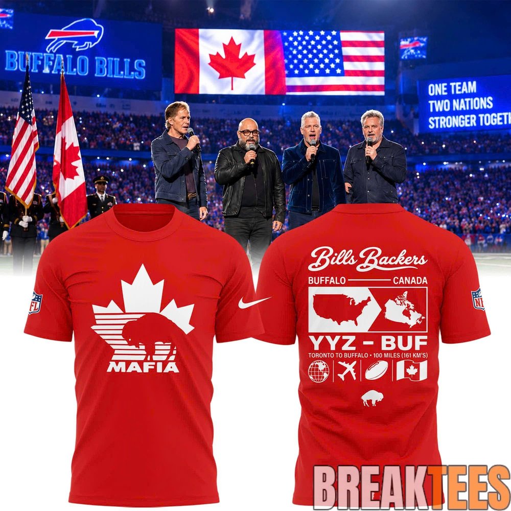 Buffalo Bills Canada Bills Backers T-Shirt Buffalo Bills Canada Bills Backers T-Shirt