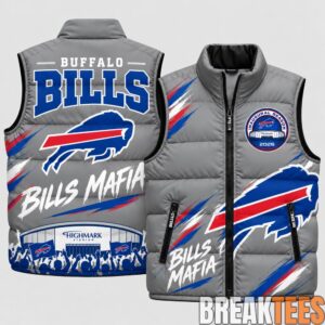 Buffalo Bills Mafia Edition Custom Puffer Vest