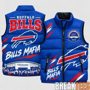Buffalo Bills Mafia Edition Custom Puffer Vest 2